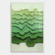Cascade Verdant Rise Paper 3D Wall Art