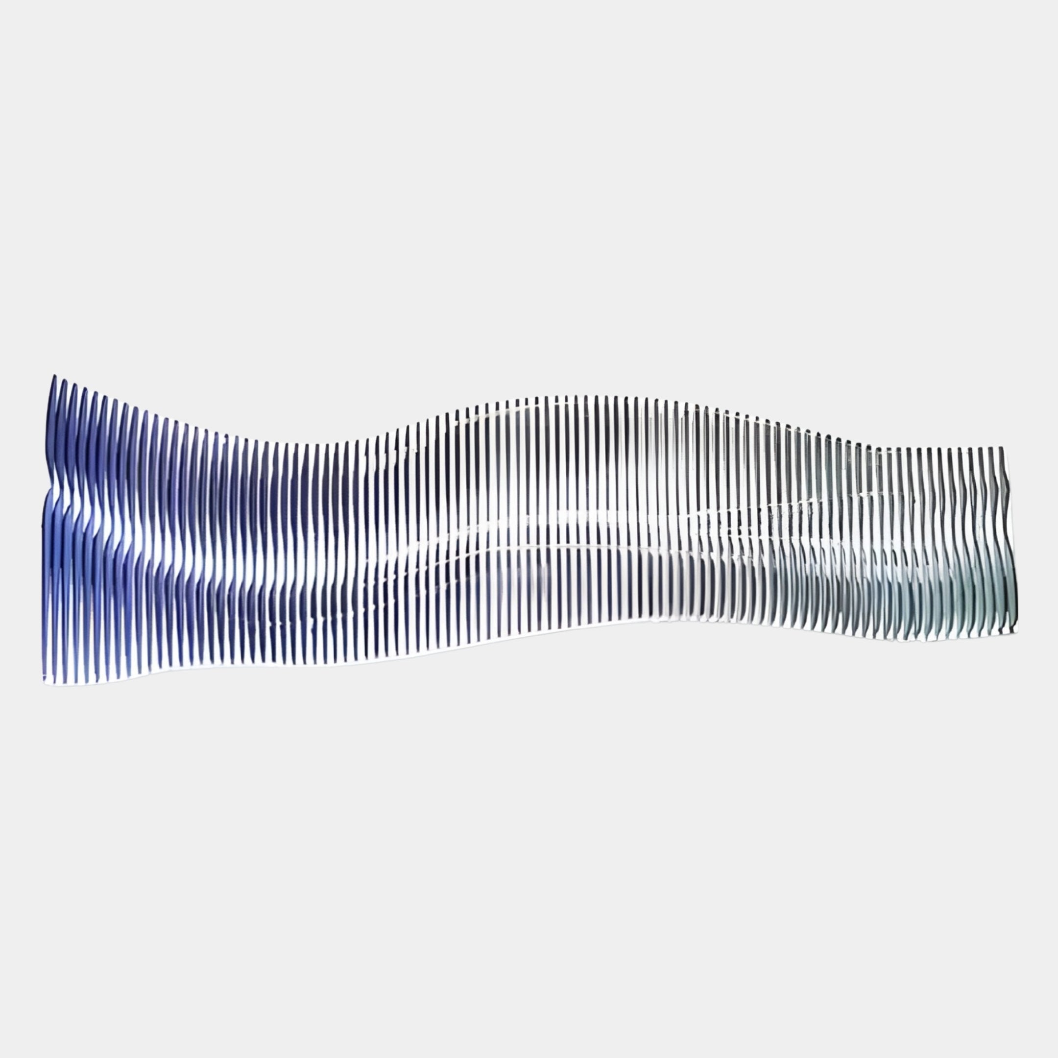 Waveline Emerald & Teal Fluid Waveform Acrylic 3D Wall Art