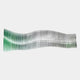 Waveline Forest Green Liquid Contour Acrylic 3D Wall Art