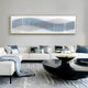 Harmoni Blue Gradient Wave Acrylic 3D Wall Art