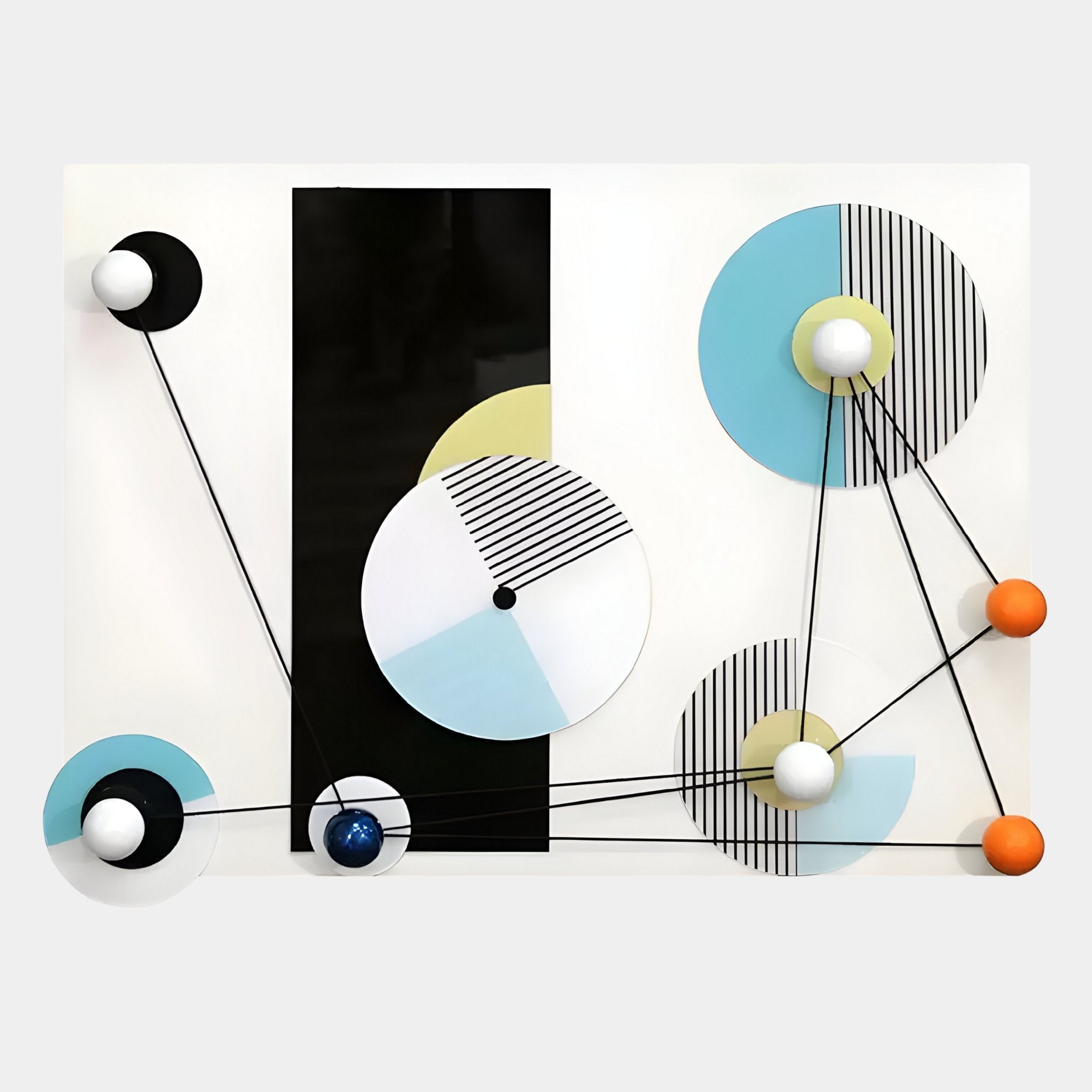 Orbit Multicolor Geometric Acrylic 3D Wall Art