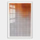 Flux Burnt Orange Gradient Illusion Acrylic 3D Wall Art
