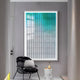 Flux Aqua Teal Gradient Illusion Acrylic 3D Wall Art