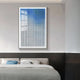 Flux Sapphire Blue Gradient Illusion Acrylic 3D Wall Art