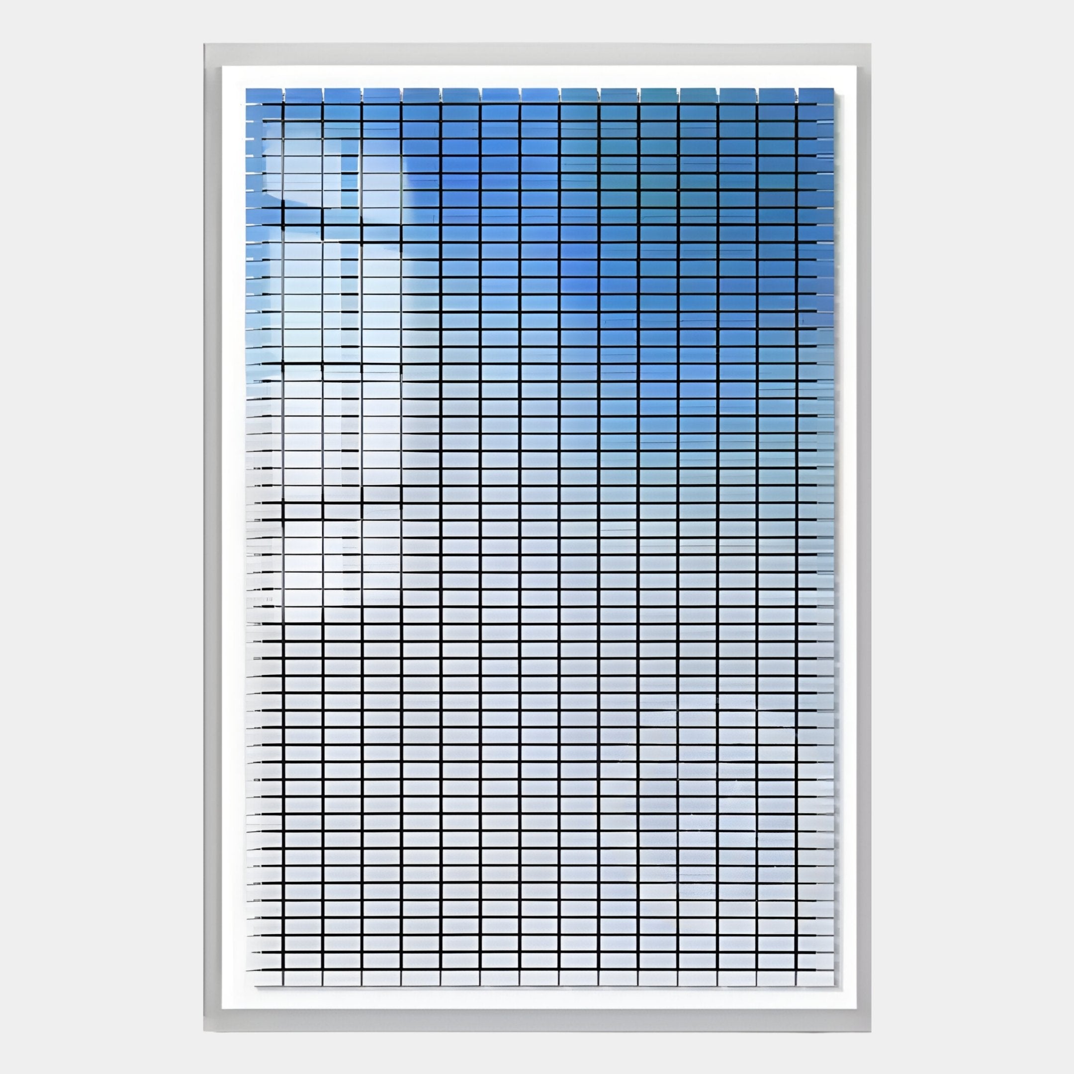 Flux Sapphire Blue Gradient Illusion Acrylic 3D Wall Art