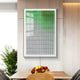 Flux Emerald Green Gradient Illusion Acrylic 3D Wall Art