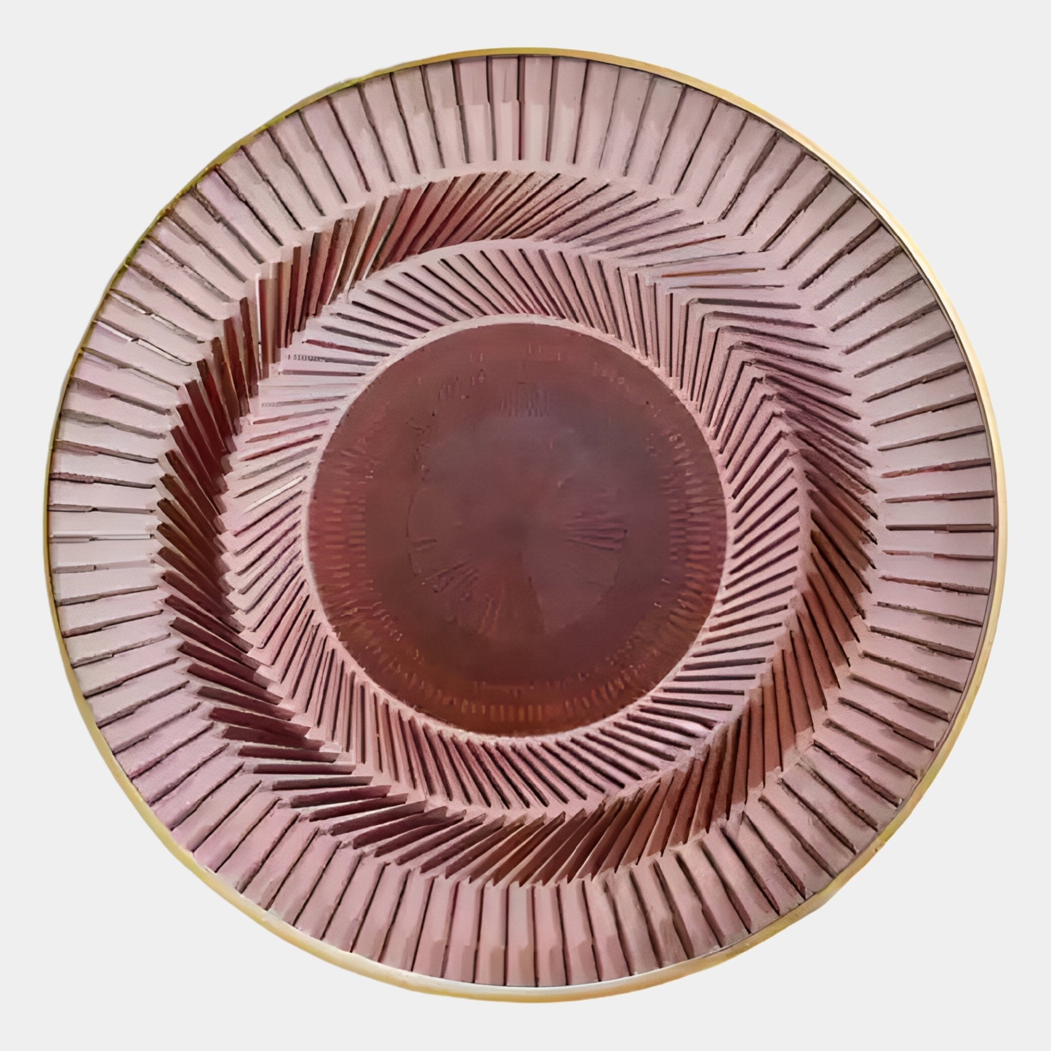 Helix Rosewood Spiral Illusion Acrylic 3D Wall Art