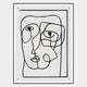 Linea Faces Minimal Acrylic UV 3D Wall Art