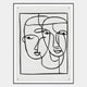 Linea Twin Faces Minimal Acrylic UV 3D Wall Art