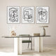 Linea Gentle Profile Minimal Acrylic UV 3D Wall Art
