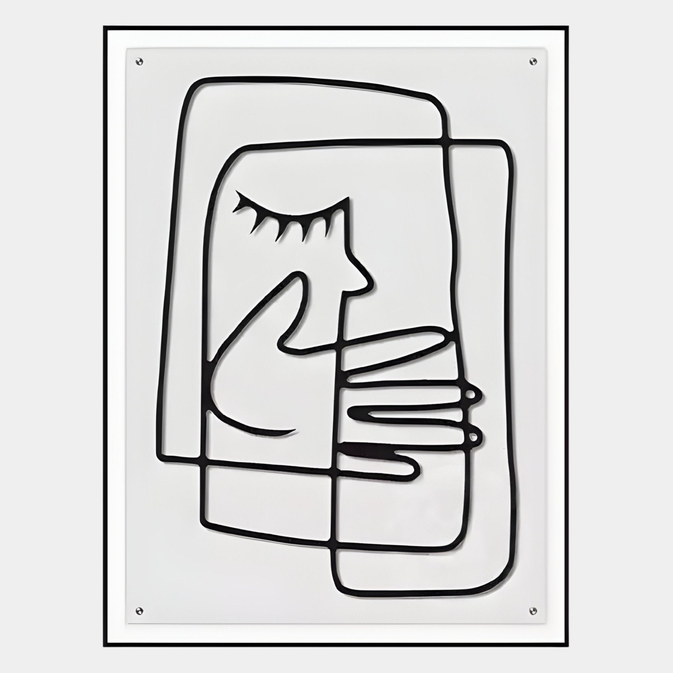 Linea Gentle Profile Minimal Acrylic UV 3D Wall Art