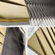 Ridge Beige & Black Leather & Acrylic 3D Wall Art
