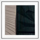 Ridge Taupe & Black Leather & Acrylic 3D Wall Art