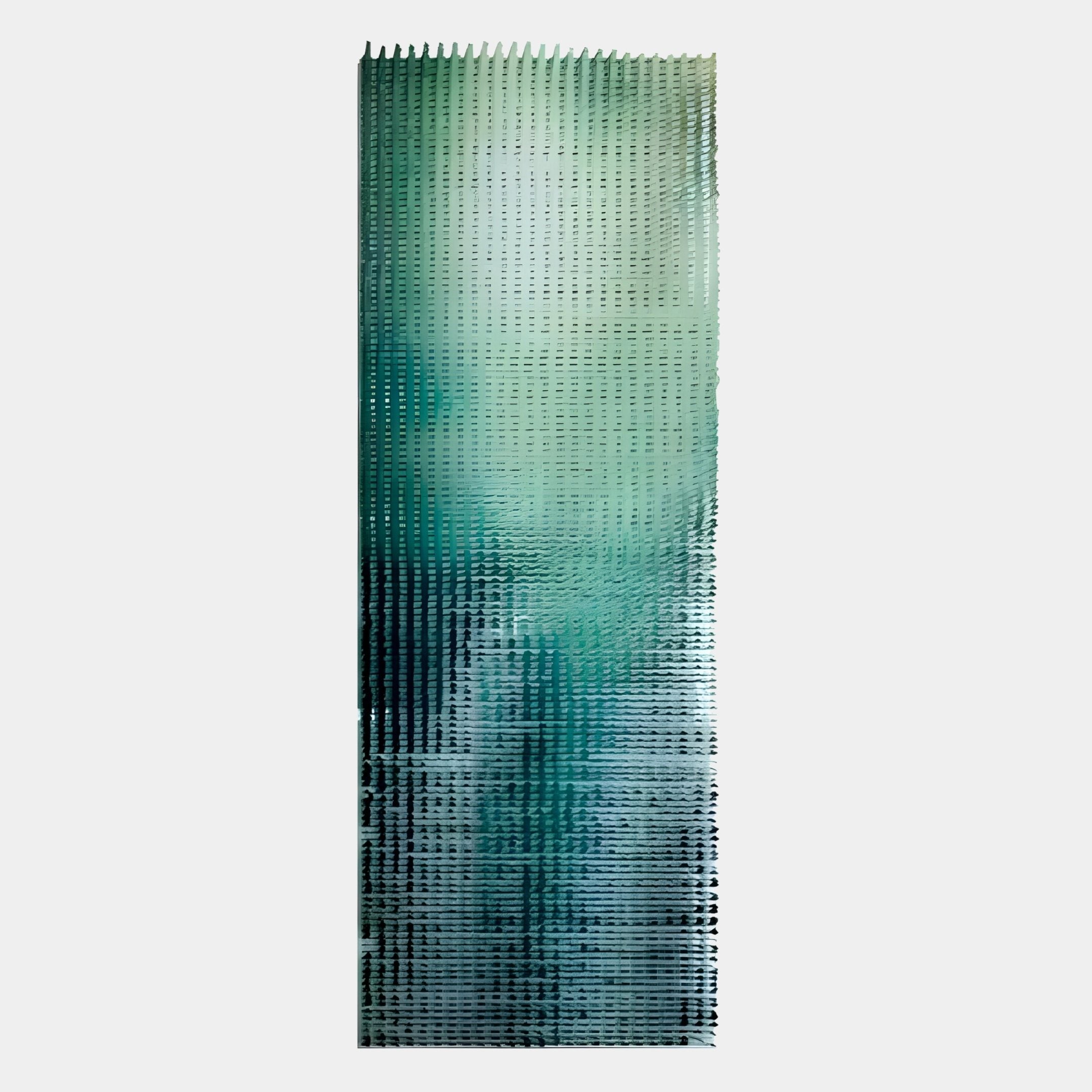 Aquavue Teal & Emerald Gradient Acrylic 3D Wall Art