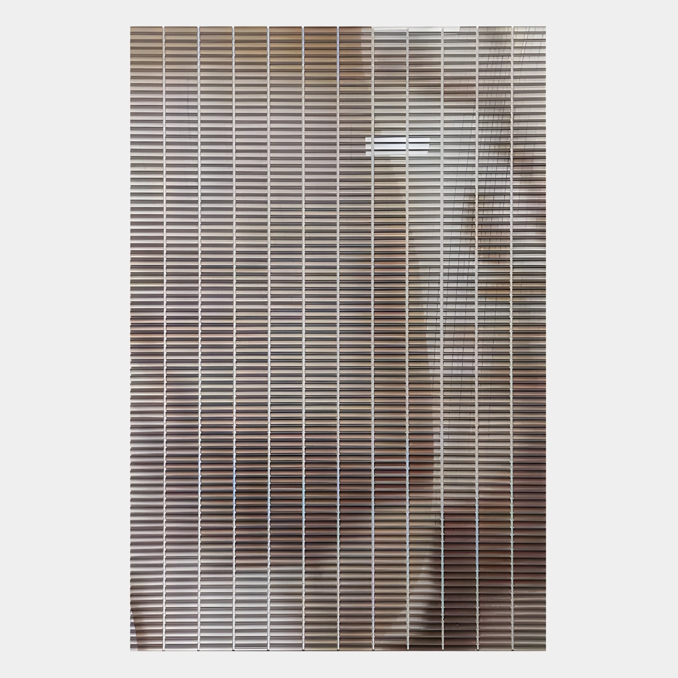 Lattice Mocha Fade Acrylic 3D Wall Art