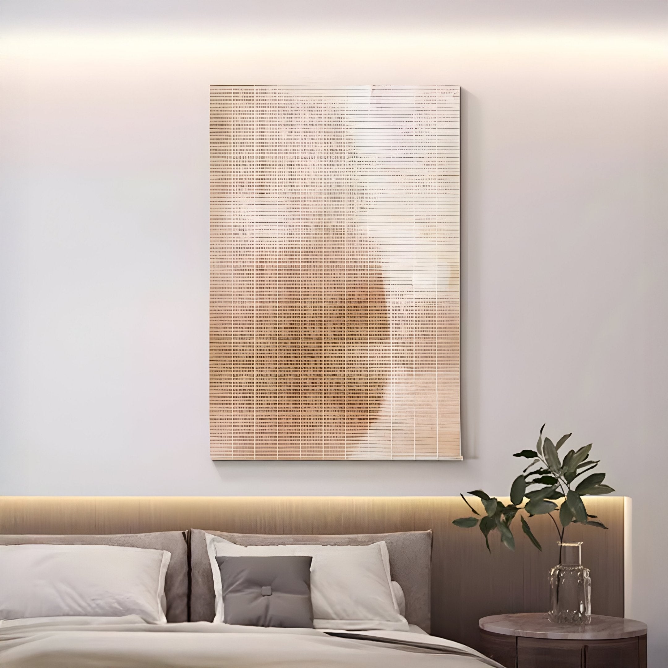 Lattice Amber Fade Acrylic 3D Wall Art