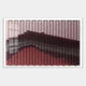 The Tessera Rose & Crimson Red Gradient Acrylic 3D Wall Art by Giant Sculptures features chevron-inspired waves in pink, mauve, and burgundy shades—an eye-catching piece that adds flair to modern interiors.