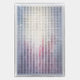 The Chromat Orchid Blush Fade Acrylic 3D Wall Art by Giant Sculptures features a rectangular white grid design with soft pink and purple tones, resembling modern gradient wall art—ideal for contemporary decor. The background is plain and light-colored.
