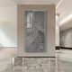 Vermira Deep Grey Textured Leather 3D Wall Art