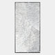 Vermira White Textured Leather 3D Metal Framed Wall Art