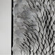 Vermira Deep Grey Textured Leather 3D Metal Framed Wall Art
