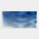 The Current II Navy Sky & Icy White Acrylic 3D Wall Art by Giant Sculptures features vertical wavy blue lines on white, creating a modern coastal illusion of movement and depth across the rectangular canvas.