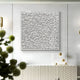 Bloom White Curved Petal Acrylic 3D Wall Art