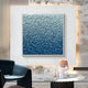 Bloom Sky & Navy Blue Curved Petal Acrylic 3D Wall Art