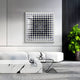 Quanta Blue & Black Wood Block Acrylic 3D Wall Art