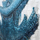 Minara Ice Blue Pagoda 3D Button Wall Art