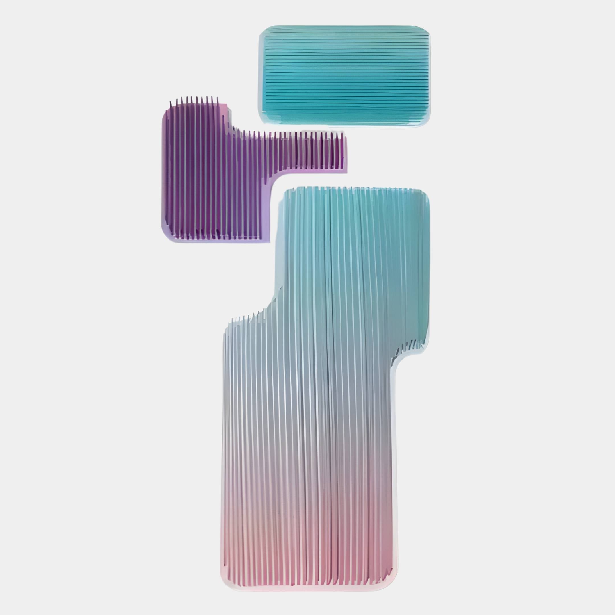Aerivue Vertical Trio Gradient Acrylic 3D Wall Art