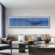 Flutine Deep Blue Wave Gradient Acrylic 3D Wall Art