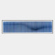 Flutine Deep Blue Wave Gradient Acrylic 3D Wall Art