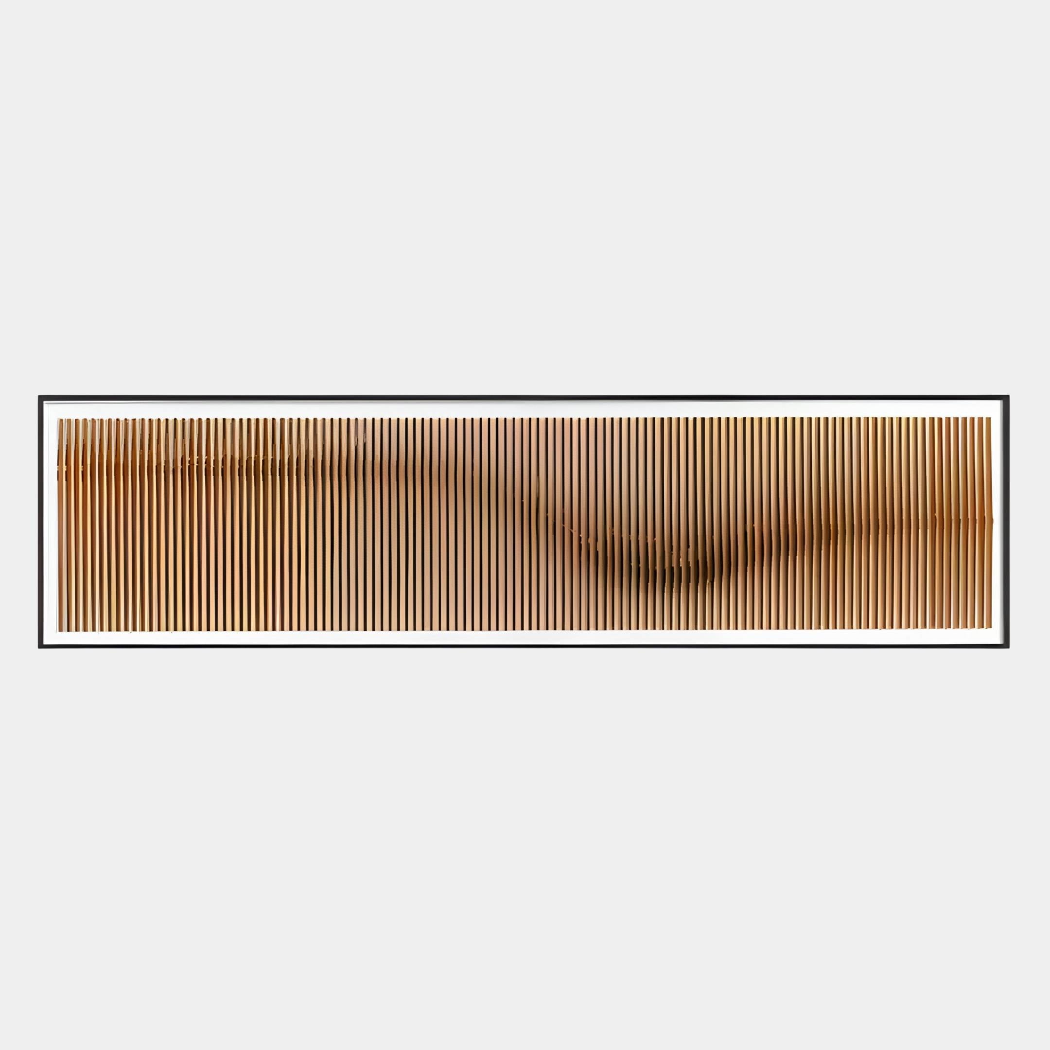 Flutine Amber Wave Gradient Acrylic 3D Wall Art