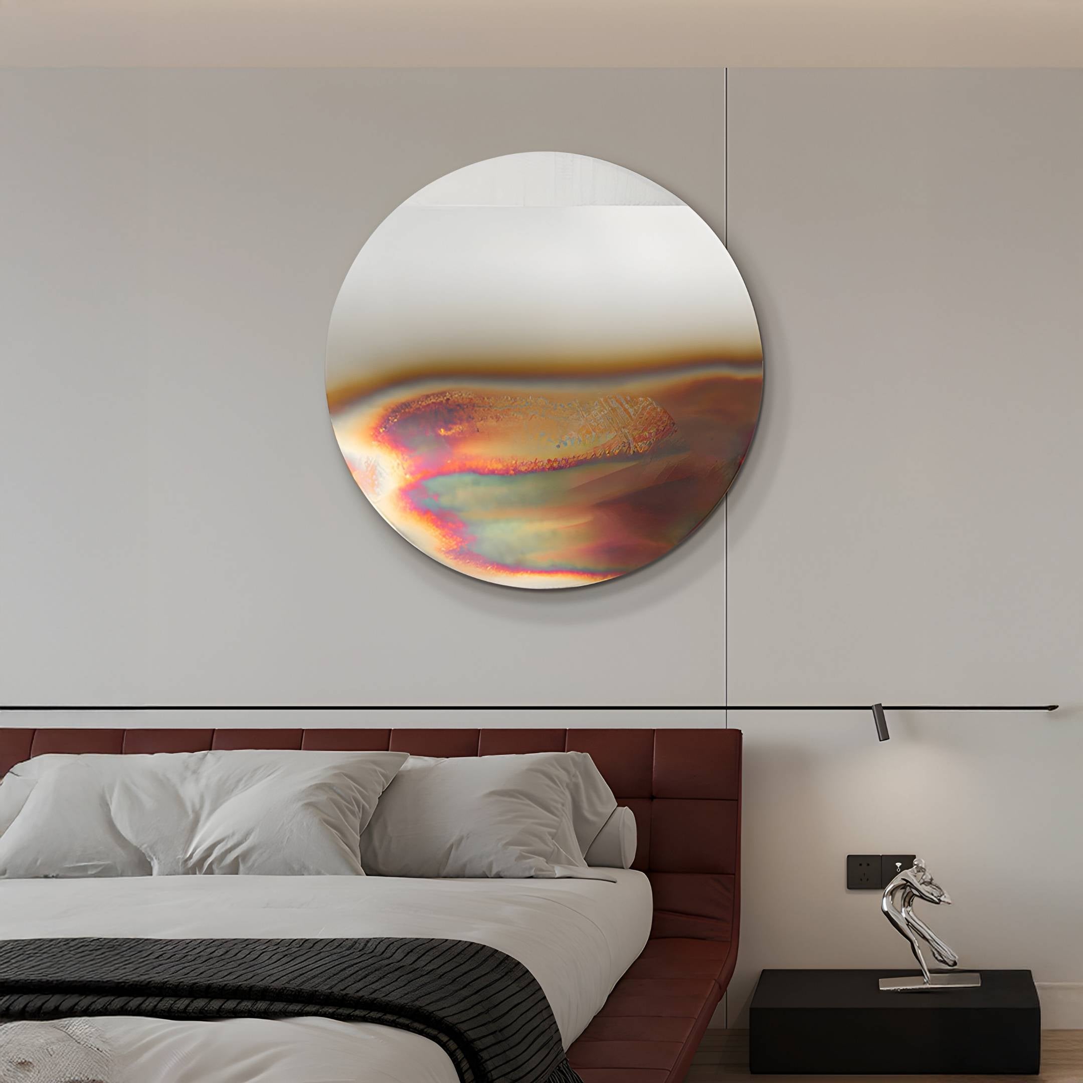 Iridia Halo I Abstract Acrylic UV Wall Art