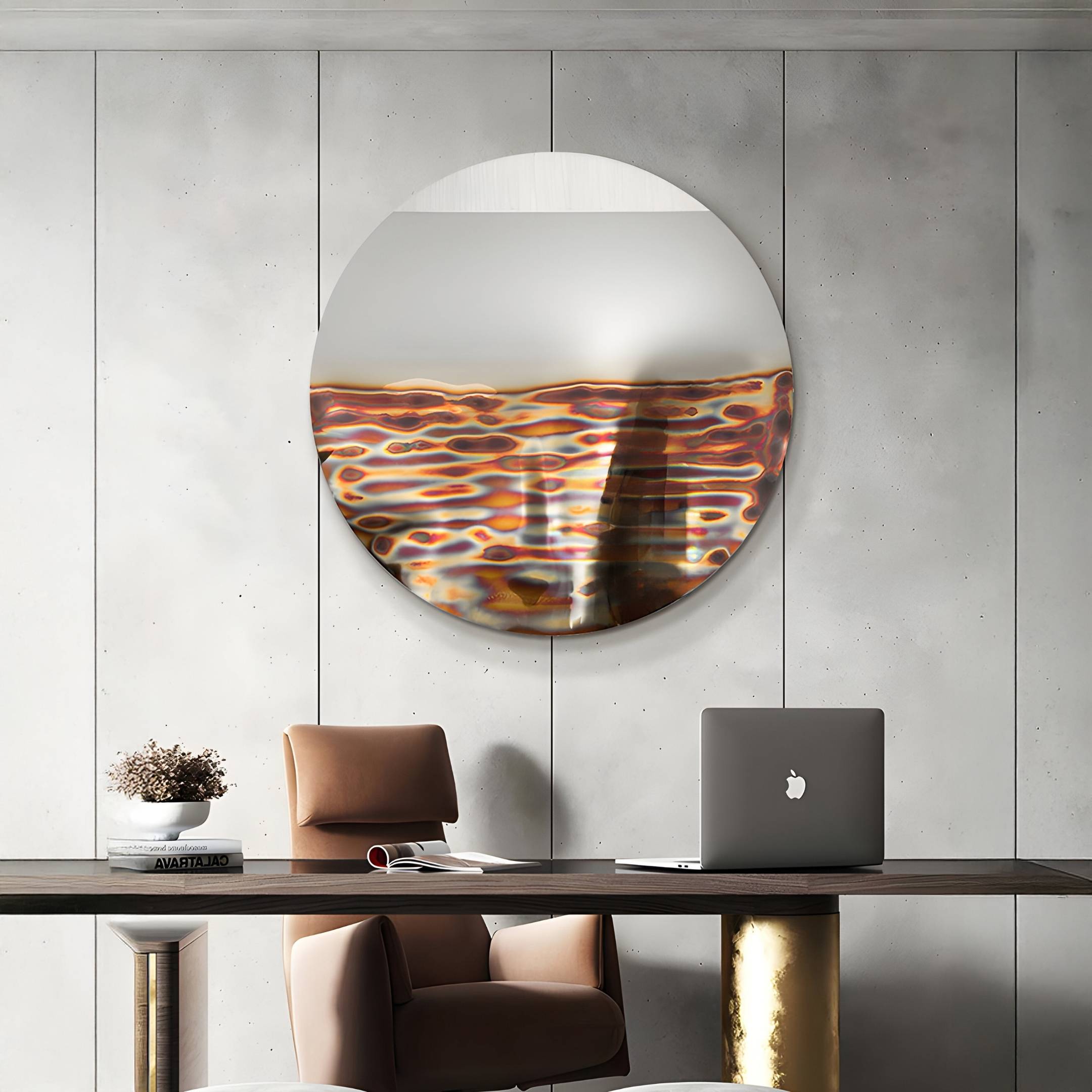 Iridia Halo IV Abstract Acrylic UV Wall Art