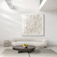 Floravia I White Ruffled Left Leather 3D Wall Art