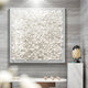 Floravia White Ruffled Pedal Leather 3D Wall Art