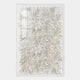 Floravia II White Ruffled Left Leather 3D Wall Art