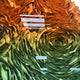 Floravia Teal & Amber Ombre Leather 3D Wall Art
