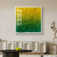 Floravia Yellow & Green Ombre Leaf Leather 3D Wall Art