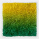 Floravia Yellow & Green Ombre Leaf Leather 3D Wall Art