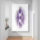 Echovia Violet Linear Wide Acrylic 3D Wall Art