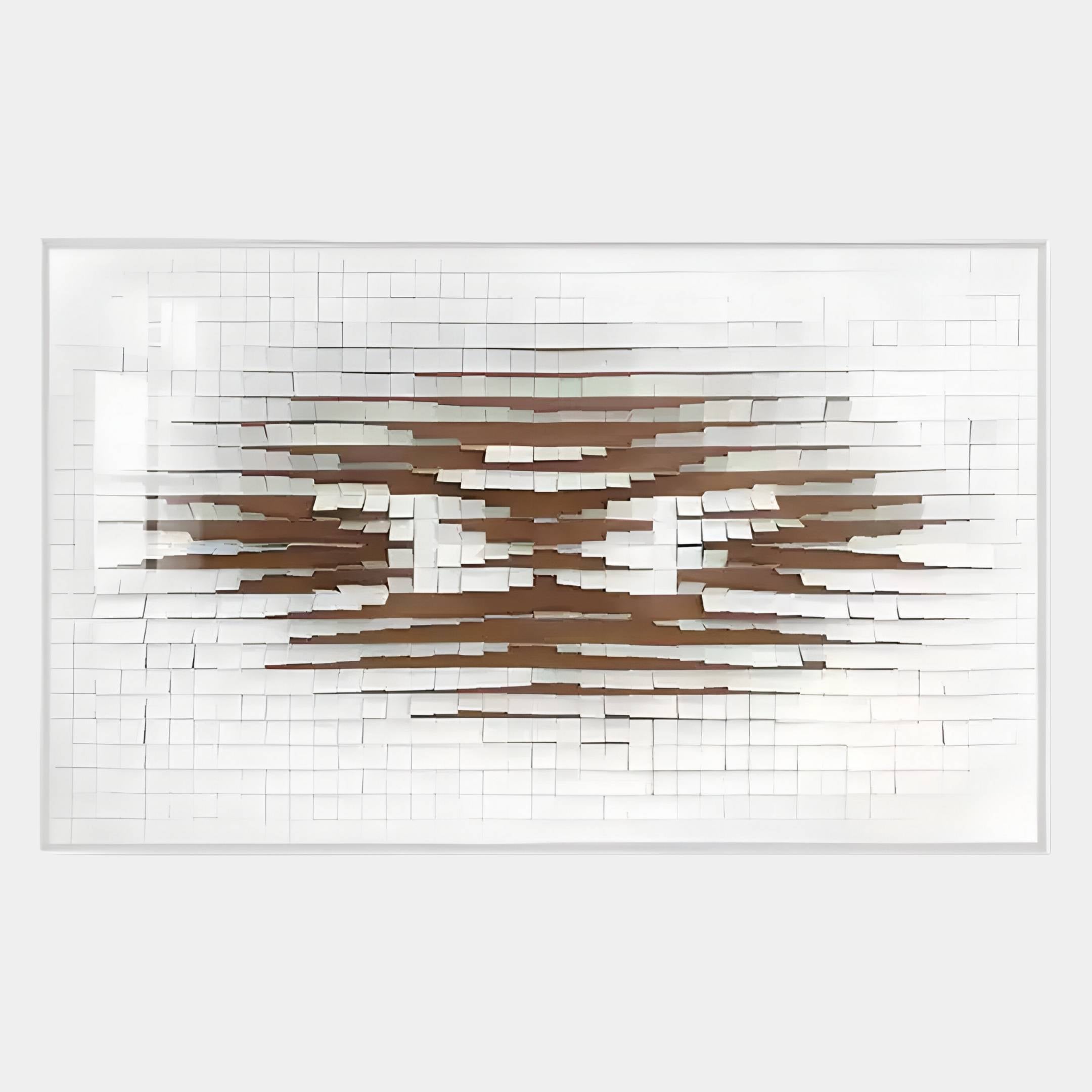 Echovia Bronze Linear Wide Acrylic 3D Wall Art