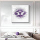 Echovia Violet Linear Square Acrylic 3D Wall Art