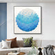 Montava Sky Blue Gradient Round Acrylic 3D Wall Art