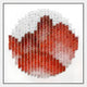 Montava Red Mountain Round Acrylic 3D Wall Art