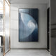 Cyclastra Blue Optical Spiral Acrylic 3D Wall Art