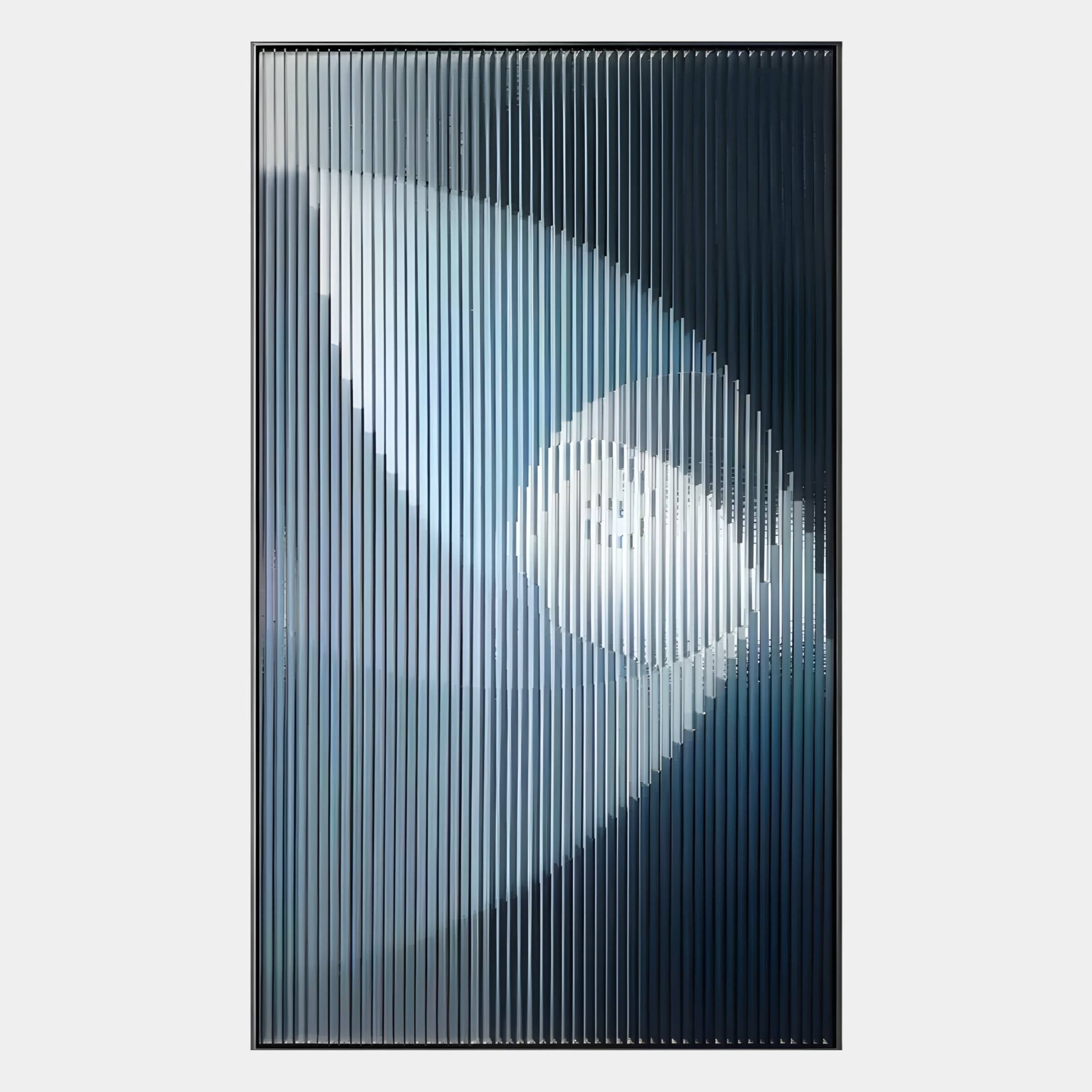 Cyclastra Blue Optical Spiral Acrylic 3D Wall Art