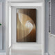 Cyclastra Amber Optical Spiral Acrylic 3D Wall Art